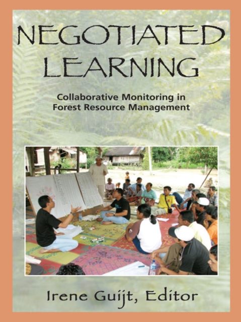 Negotiated Learning : Collaborative Monitoring for Forest Resource Management, PDF eBook