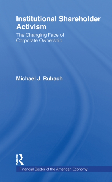 The Changing Face of Corporate Ownership : Do Institutional Owners Affect Firm Performance, PDF eBook