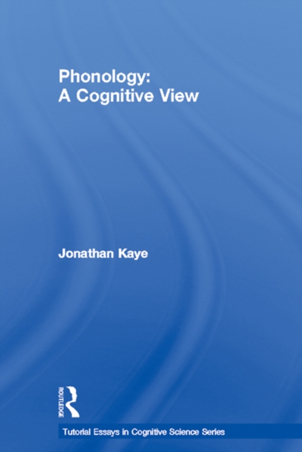 Phonology : A Cognitive View, PDF eBook