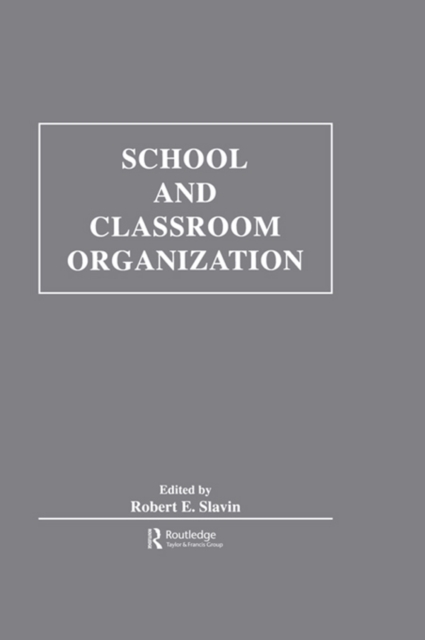 School and Classroom Organization, PDF eBook