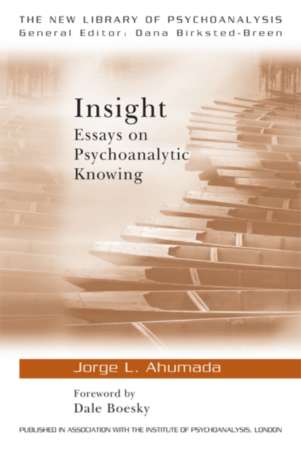 Insight : Essays on Psychoanalytic Knowing, EPUB eBook