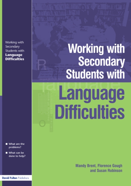 Working with Secondary Students who have Language Difficulties, EPUB eBook