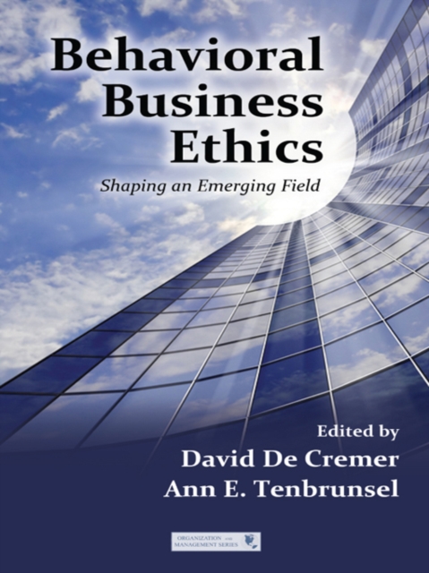Behavioral Business Ethics : Shaping an Emerging Field, EPUB eBook
