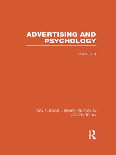 Advertising and Psychology, EPUB eBook