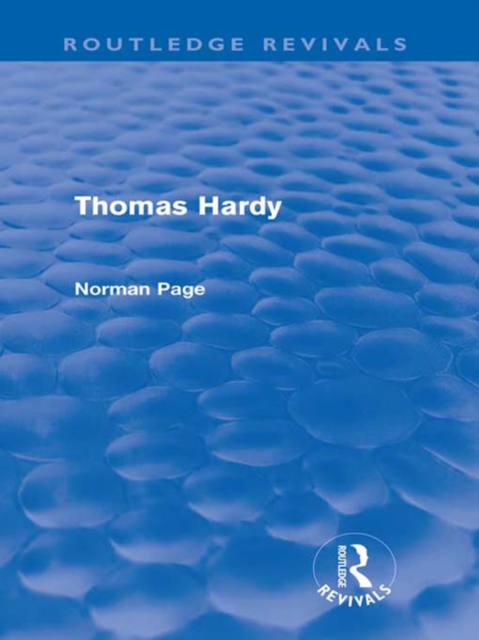 Thomas Hardy (Routledge Revivals), EPUB eBook