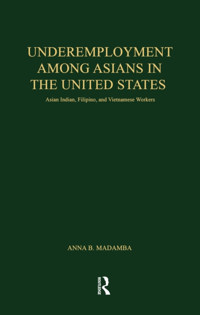 Underemployment Among Asians in the United States : Asian Indian, Filipino, and Vietnamese Workers, EPUB eBook