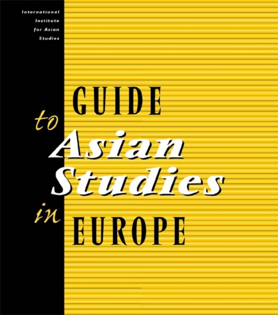 Guide to Asian Studies in Europe, EPUB eBook