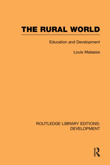 The Rural World : Education and Development, PDF eBook
