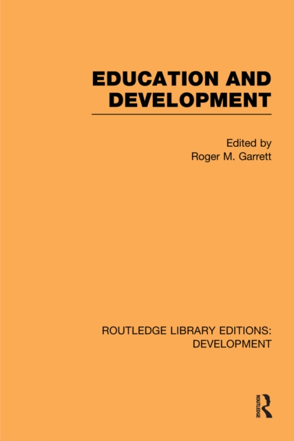 Education and Development, EPUB eBook