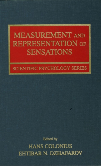 Measurement and Representation of Sensations, EPUB eBook