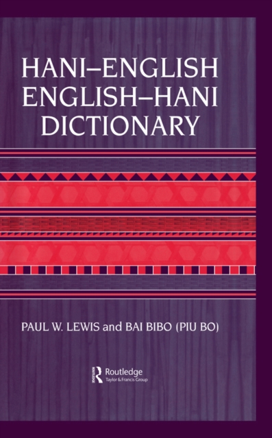 Hani-English - English-Hani Dictionary, PDF eBook