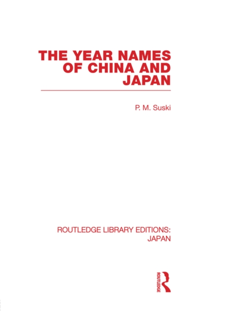 The Year Names of China and Japan, EPUB eBook