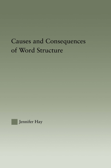 Causes and Consequences of Word Structure, PDF eBook