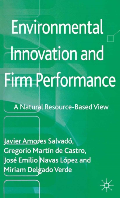 Environmental Innovation and Firm Performance : A Natural Resource-Based View, PDF eBook