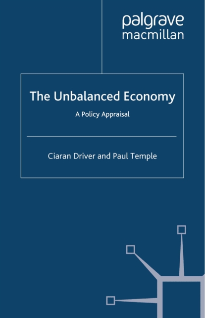 The Unbalanced Economy : A Policy Appraisal, PDF eBook