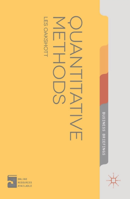 Quantitative Methods, Paperback / softback Book