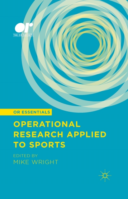 Operational Research Applied to Sports, PDF eBook