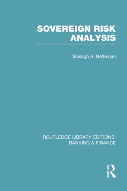 Sovereign Risk Analysis (RLE Banking & Finance), Paperback / softback Book