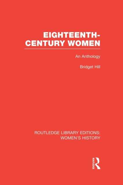 Eighteenth-century Women : An Anthology, Paperback / softback Book