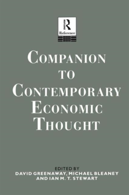 Companion to Contemporary Economic Thought, Paperback / softback Book