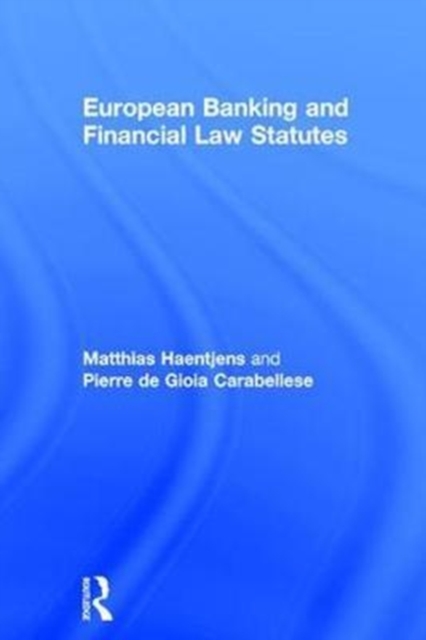 European Banking and Financial Law Statutes, Hardback Book