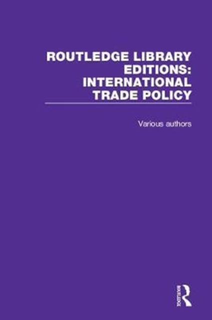 Routledge Library Editions: International Trade Policy, Multiple-component retail product Book