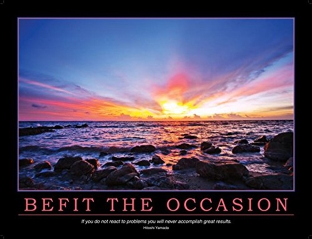 Befit the Occasion Poster, Book Book