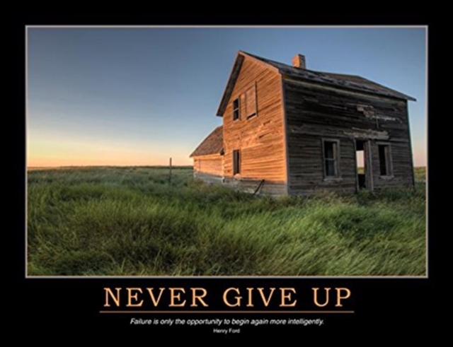 Never Give Up Poster, Book Book