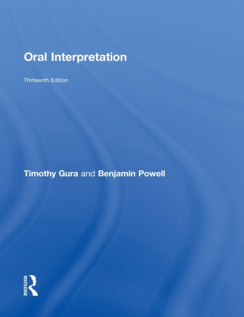 Oral Interpretation, Hardback Book