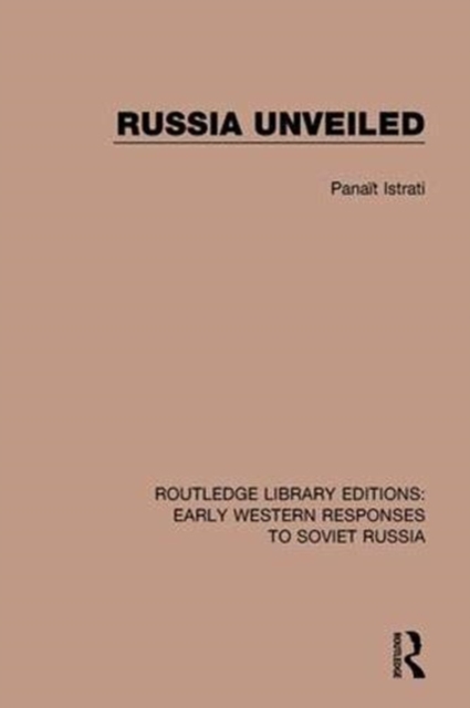 Russia Unveiled, Paperback / softback Book