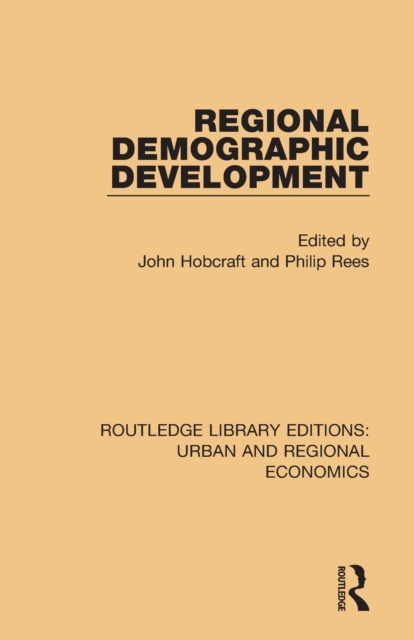 Regional Demographic Development, Paperback / softback Book