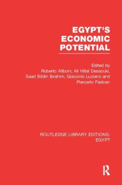 Egypt's Economic Potential (RLE Egypt), Paperback / softback Book