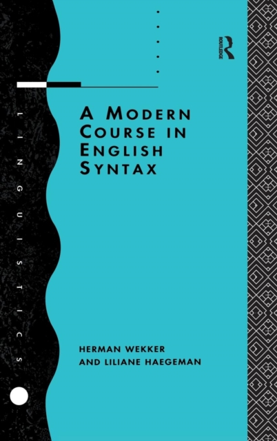 A Modern Course in English Syntax, Hardback Book