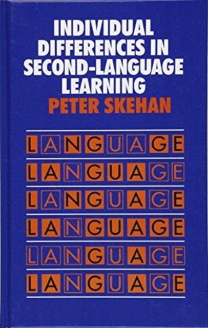 Individual Differences in Second Language Learning, Hardback Book