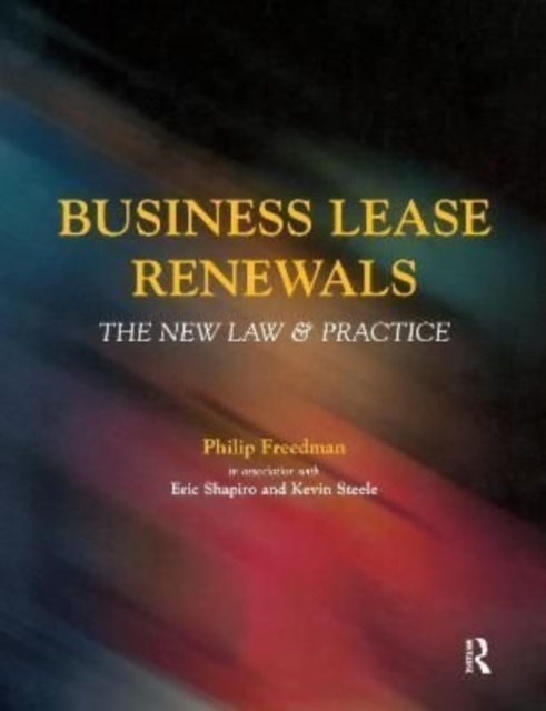 Business Lease Renewals, Hardback Book