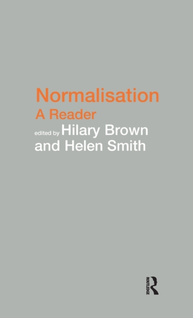 Normalisation : A Reader, Hardback Book