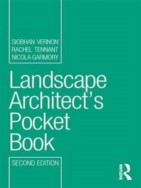 Landscape Architect's Pocket Book, Hardback Book