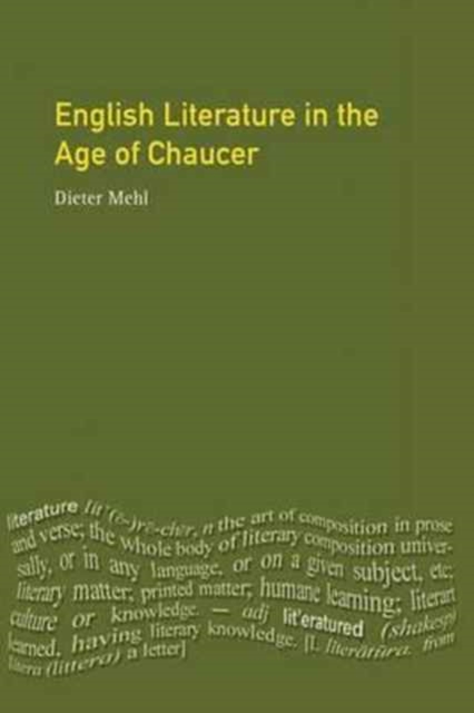 English Literature in the Age of Chaucer, Hardback Book