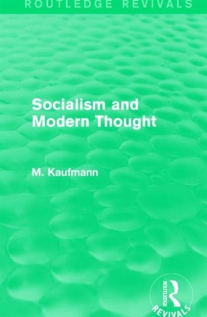 Socialism and Modern Thought, Hardback Book