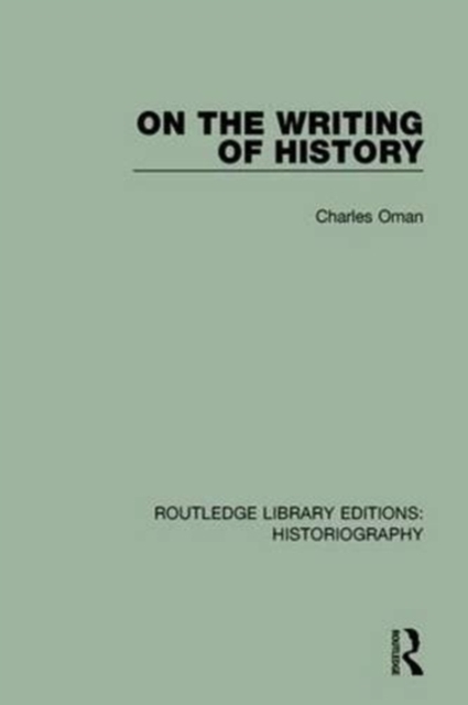 On the Writing of History, Paperback / softback Book