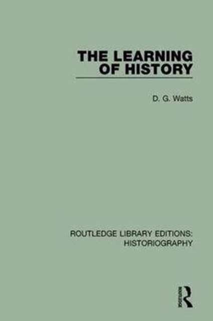 The Learning of History, Paperback / softback Book