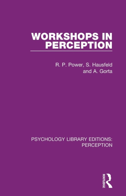 Workshops in Perception, Paperback / softback Book
