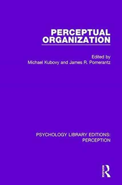 Perceptual Organization, Hardback Book