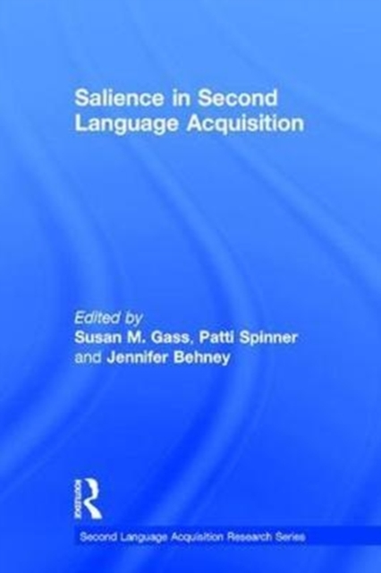 Salience in Second Language Acquisition, Hardback Book