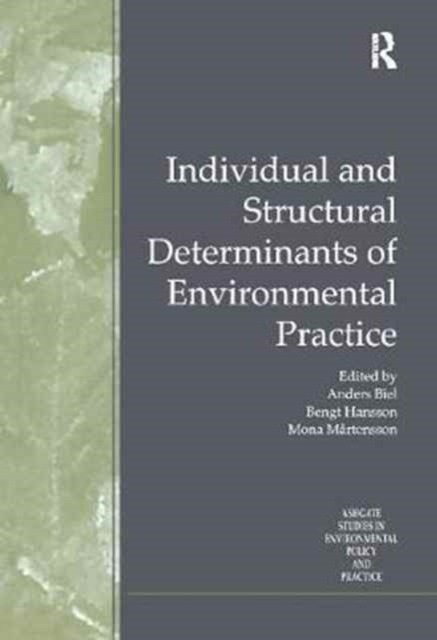 Individual and Structural Determinants of Environmental Practice, Paperback / softback Book