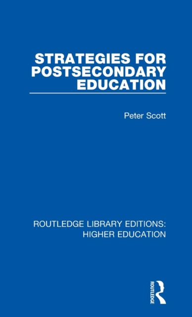 Strategies for Postsecondary Education, Hardback Book