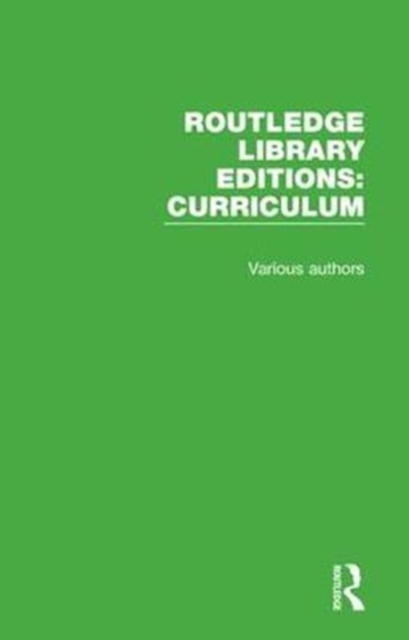 Routledge Library Editions: Curriculum, Multiple-component retail product Book