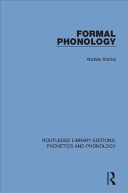 Formal Phonology, Hardback Book