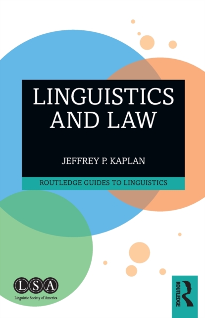 Linguistics and Law, Paperback / softback Book