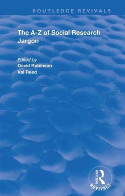 The A–Z of Social Research Jargon, Hardback Book